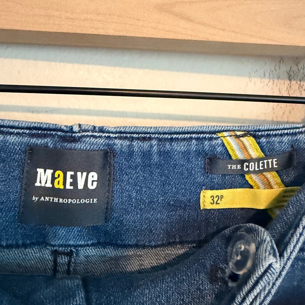 Maeve Colette Wide Leg cropped pants 32P boho classic minimalist preppy - Picture 2 of 4